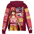 Morukai "Monkey D. Luffy V3 One Piece Streetwear Zip Hoodie Jacket