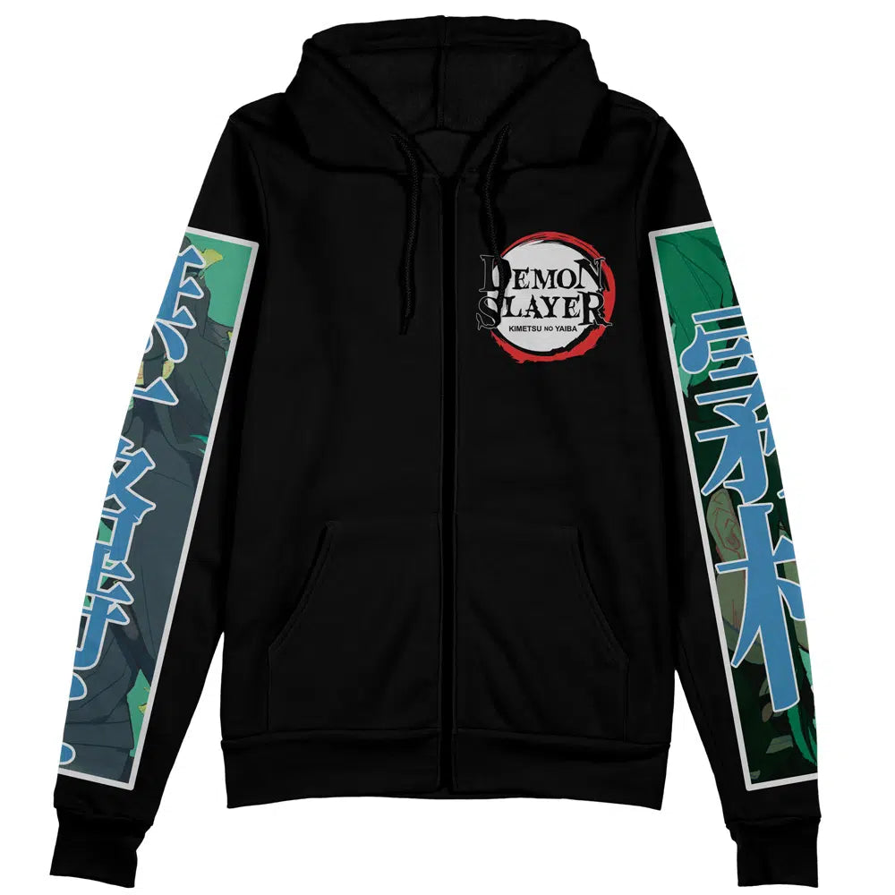 Morukai "Muichiro Tokito Demon Slayer Streetwear Zip Hoodie Jacket