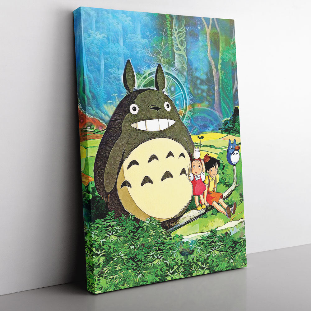 Morukai "My Neighbor Totoro Studio Ghibli Canvas Print Wall Art