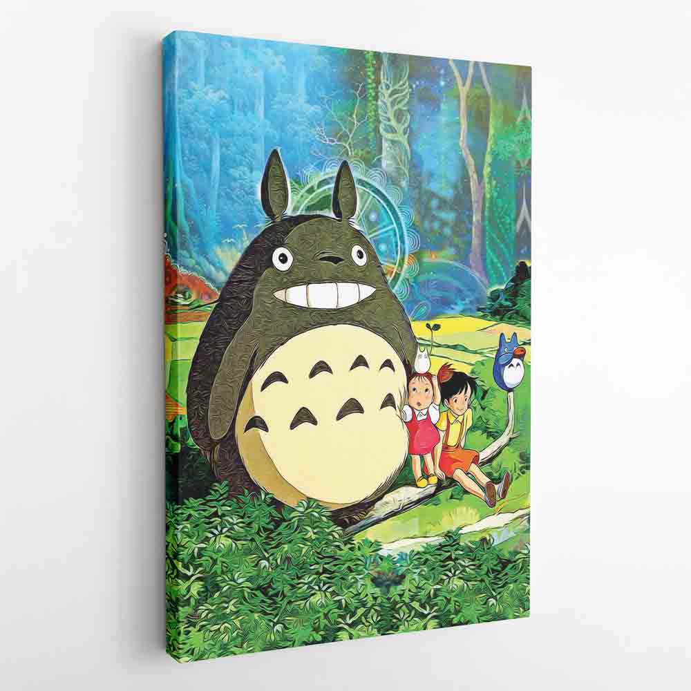 Morukai "My Neighbor Totoro Studio Ghibli Canvas Print Wall Art