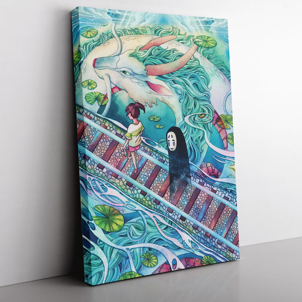 Morukai "Mythical Spirited Away Studio Ghibli Canvas Print Wall Art