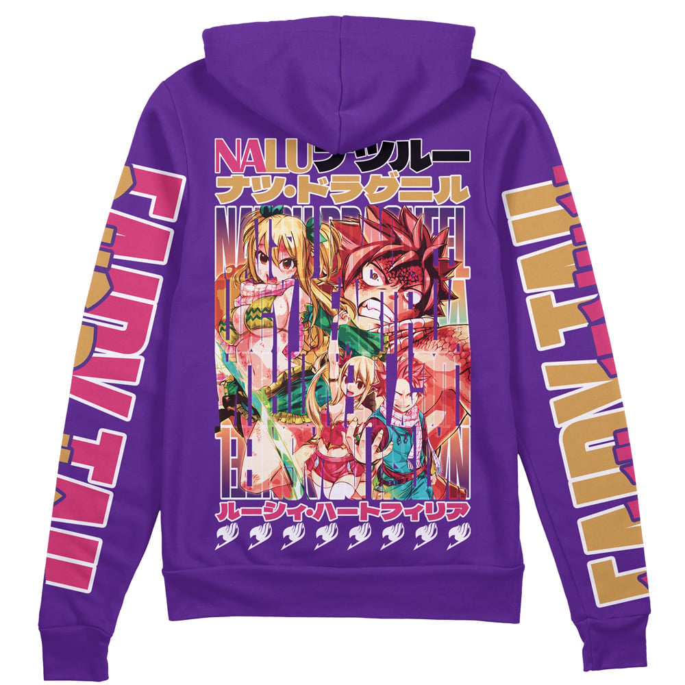 Morukai "Nalu Fairy Tail Streetwear Zip Hoodie Jacket
