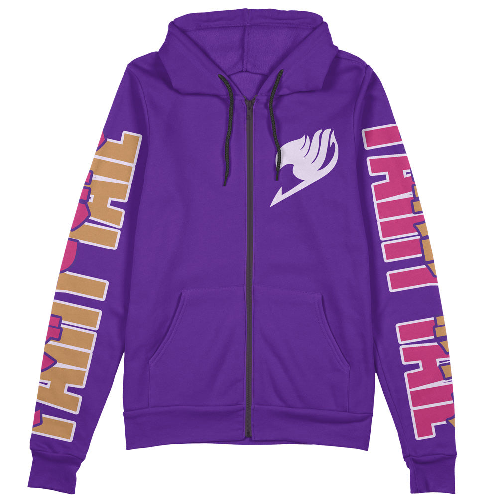 Morukai "Nalu Fairy Tail Streetwear Zip Hoodie Jacket