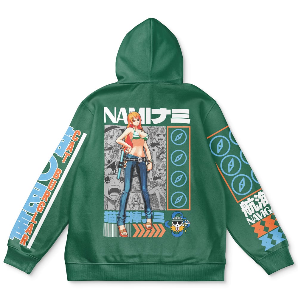 Morukai "Cat Burglar Nami" One Piece Streetwear Hoodie