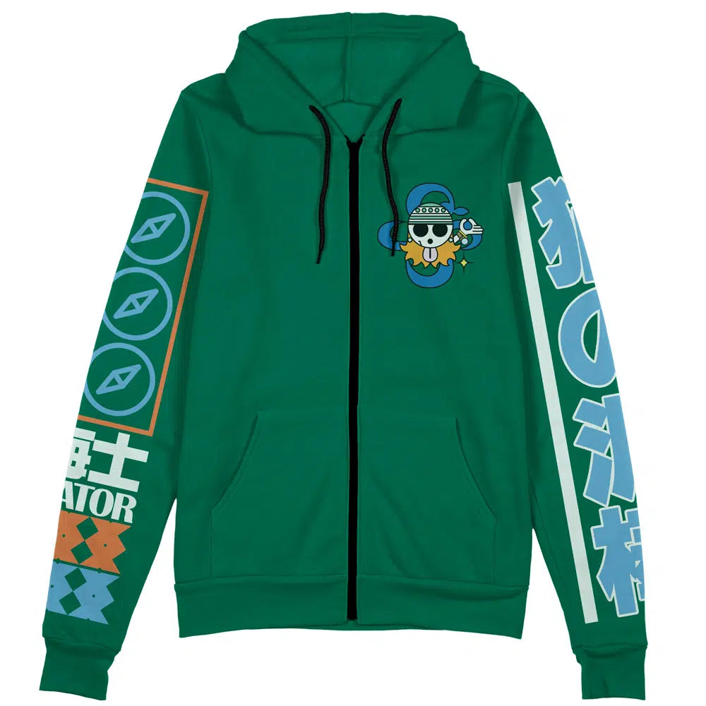 Morukai "Nami One Piece Streetwear Zip Hoodie Jacket