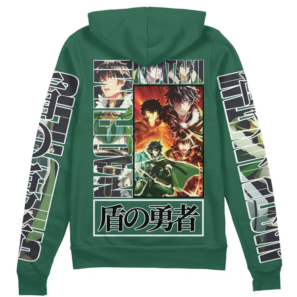 Morukai "Naofumi Iwatani The Rising of the Shield Hero Streetwear Zip Hoodie Jacket