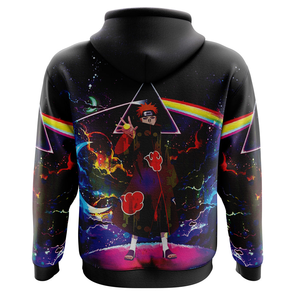 Morukai "Astral Led Pain" Naruto Streetwear Zip Hoodie Jacket