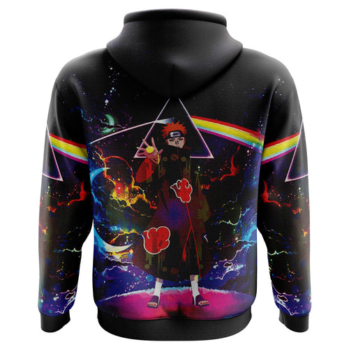 Morukai "Astral Led Pain" Naruto Streetwear Zip Hoodie Jacket