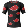 Morukai "The Akatsuki" Naruto Short Sleeve Rash Guard Compression Shirt