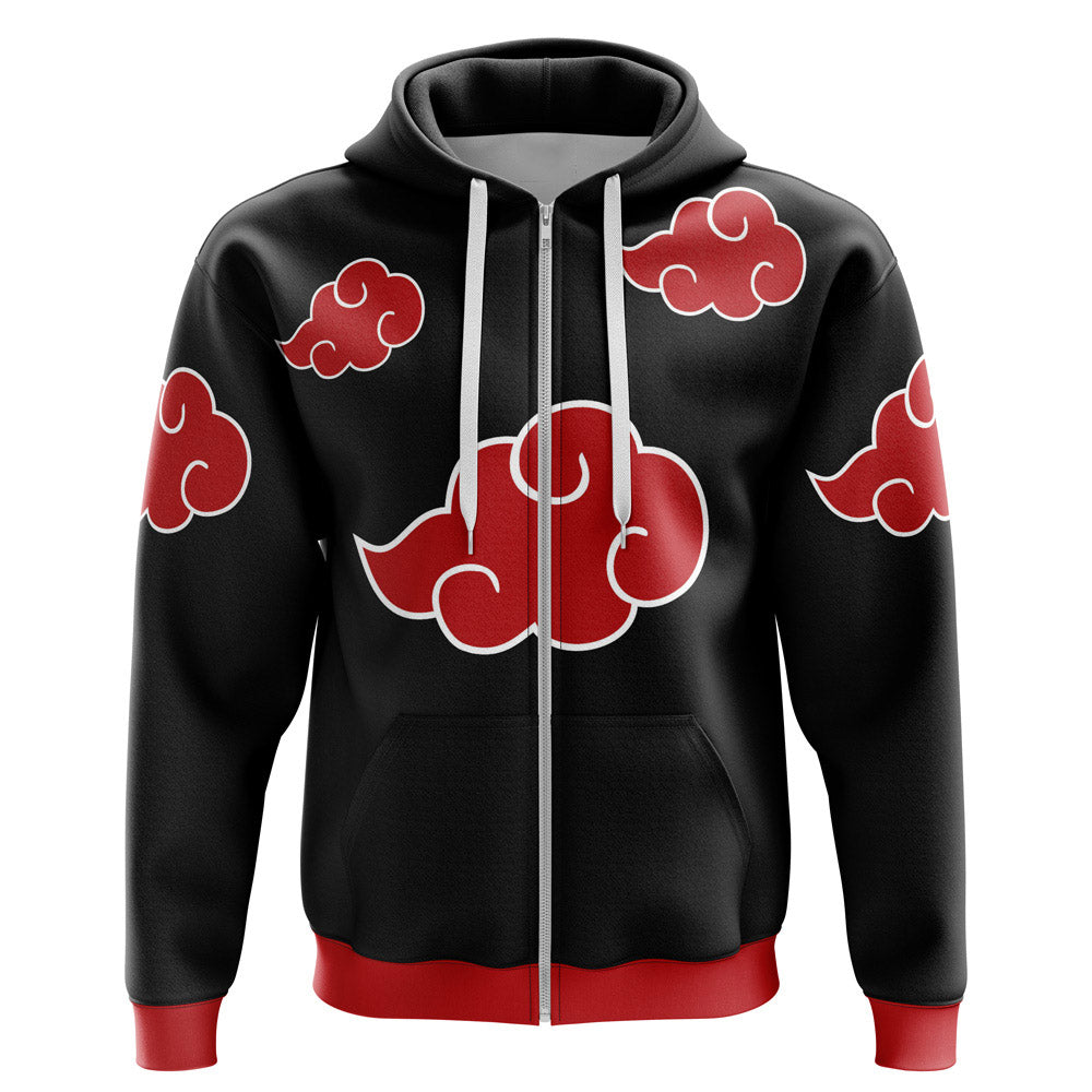 Morukai "The Akatsuki" Naruto Streetwear Zip Hoodie Jacket