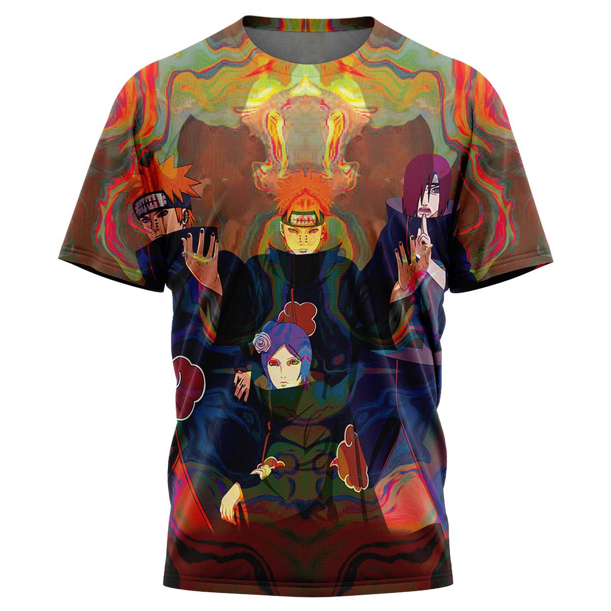 Morukai "Trippy Akatsuki" Naruto AOP T-Shirt