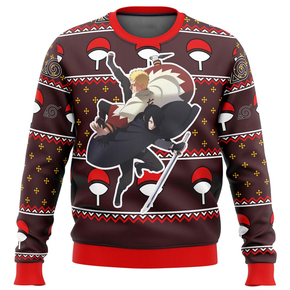 Morukai "Naruto x Sasuke Grown Up" Naruto Ugly Sweater