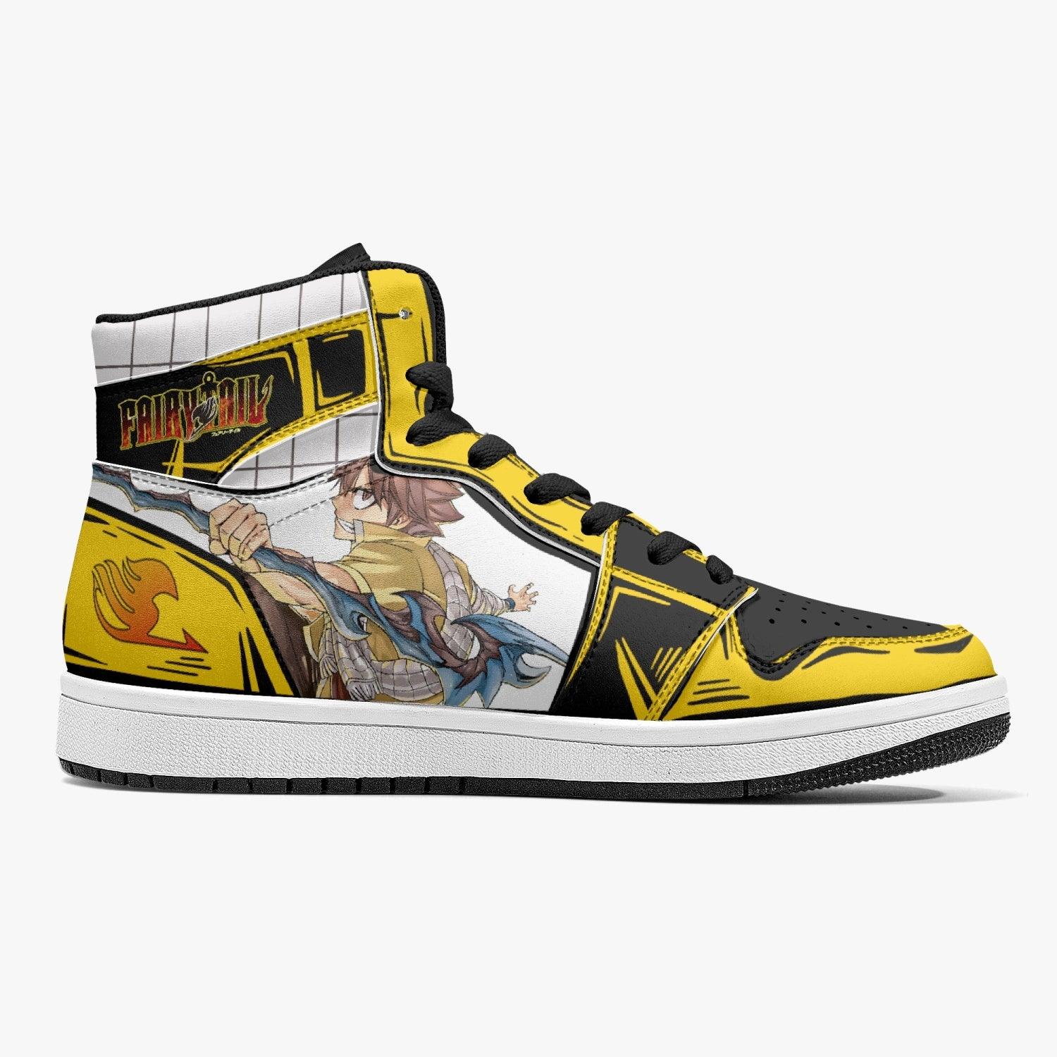 Morukai "Natsu Dragneel Fairy Tail Mid 1 Basketball Shoes