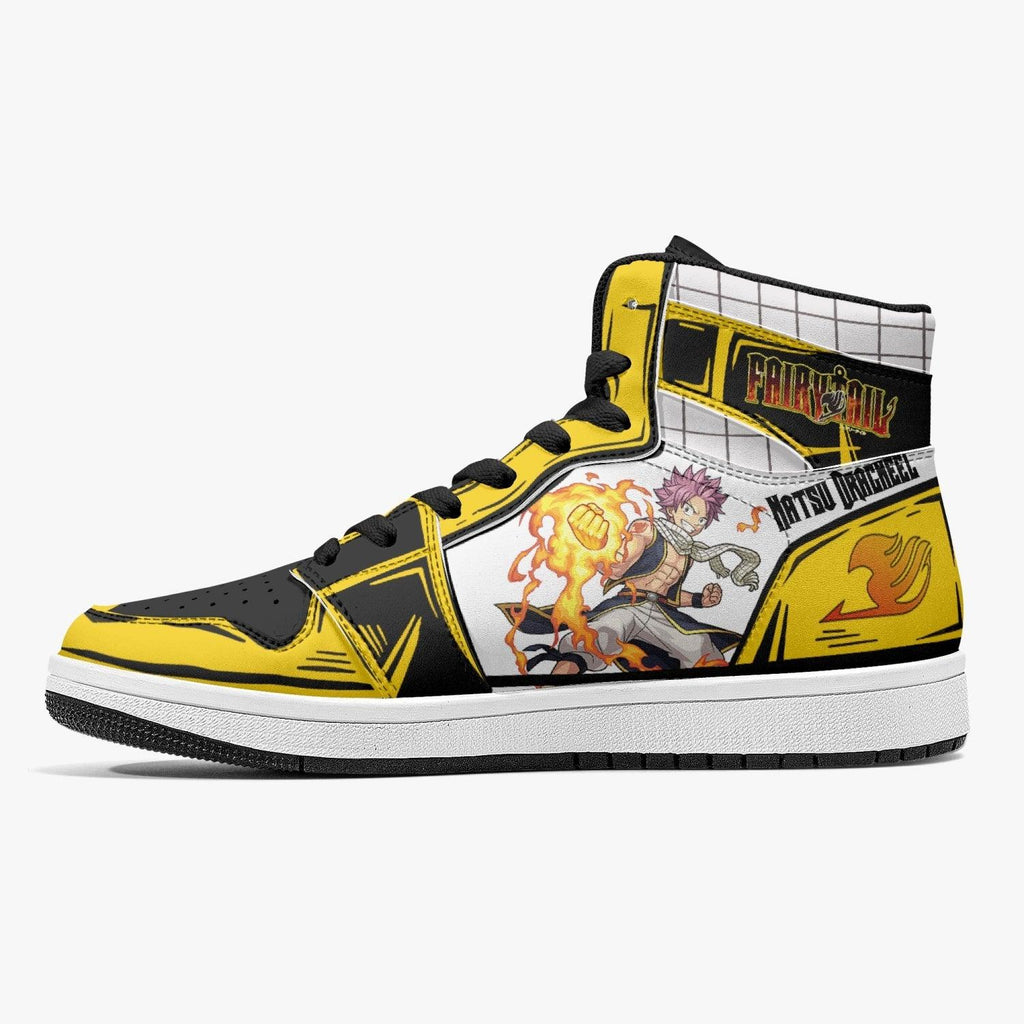 Morukai "Natsu Dragneel Fairy Tail Mid 1 Basketball Shoes