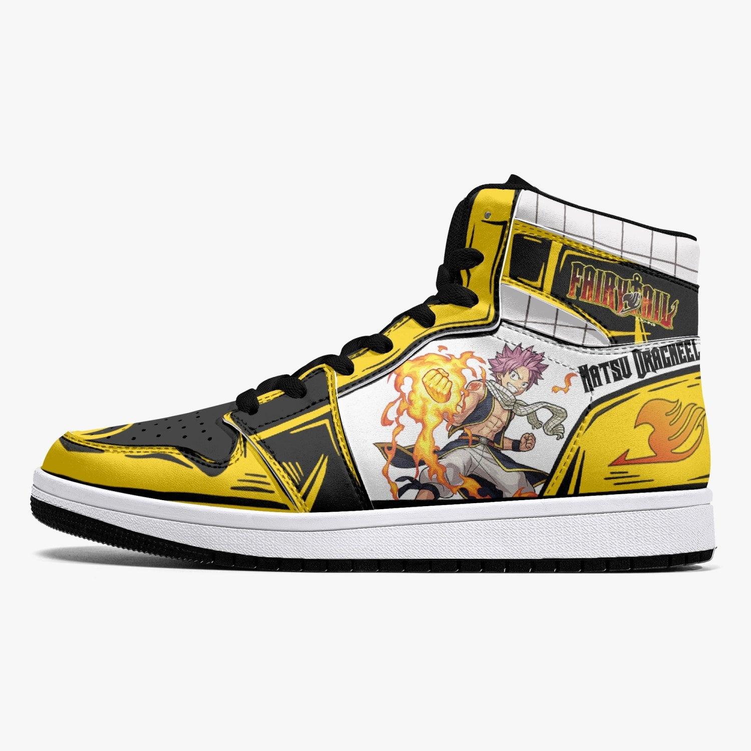 Morukai "Natsu Dragneel Fairy Tail Mid 1 Basketball Shoes