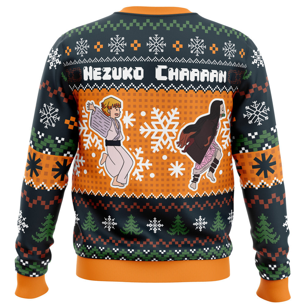 Morukai "Nezuko Chaaaan" Demon Slayer: Kimetsu no Yaiba Ugly Sweater