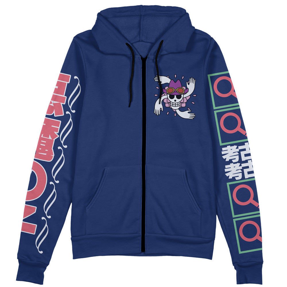 Morukai "Nico Robin One Piece Streetwear Zip Hoodie Jacket