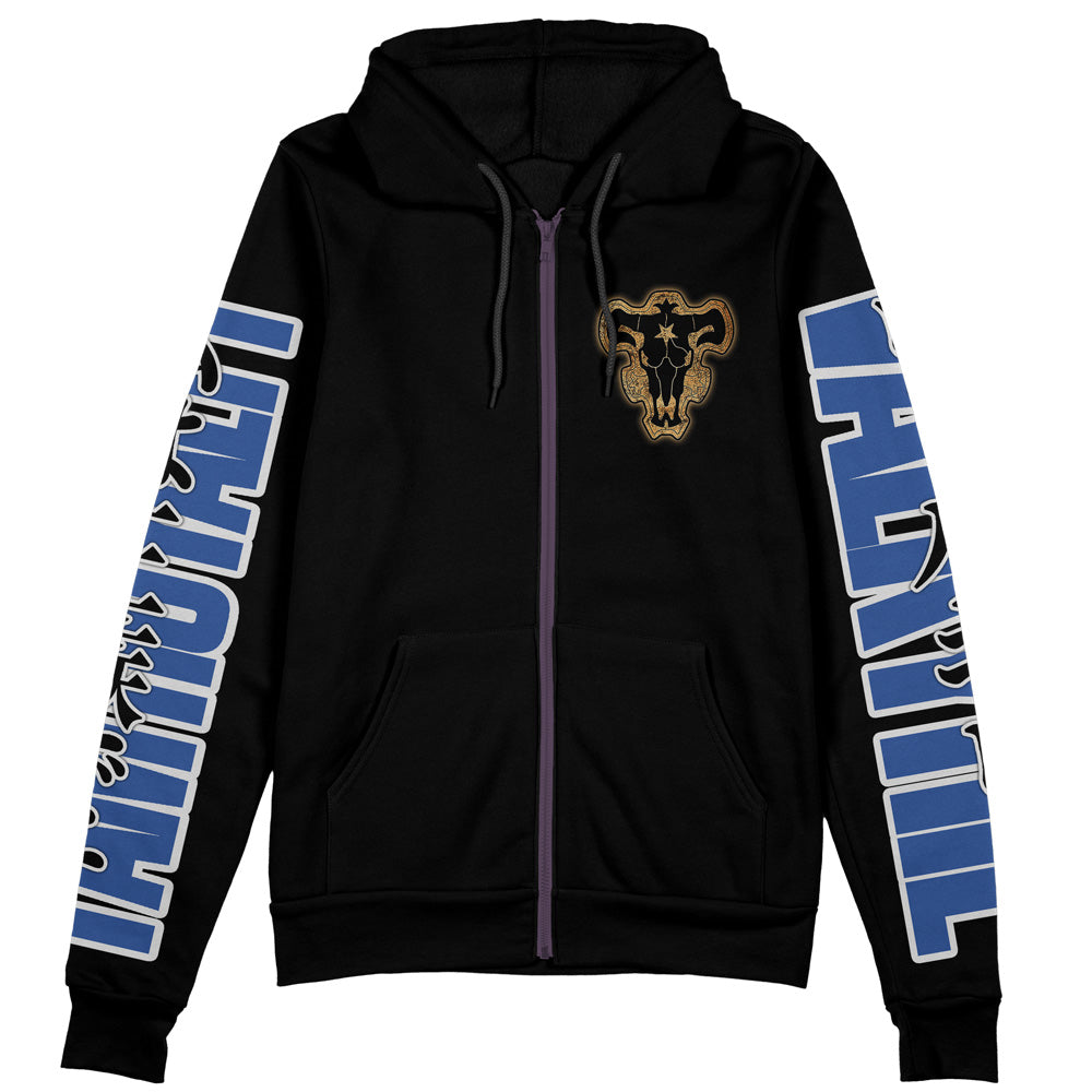 Morukai "Noelle Silva Black Clover Streetwear Zip Hoodie Jacket