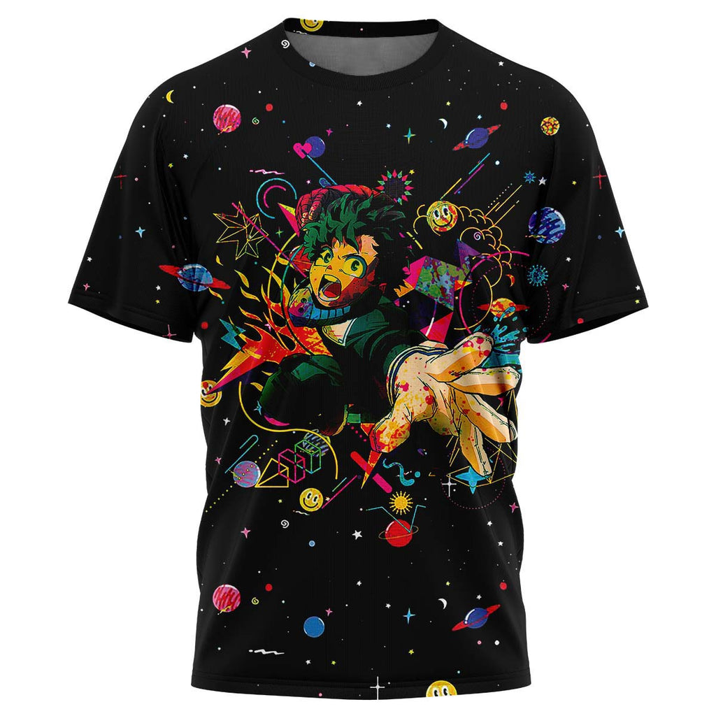 Morukai "Retro Universe Deku" My Hero Academia AOP T-Shirt
