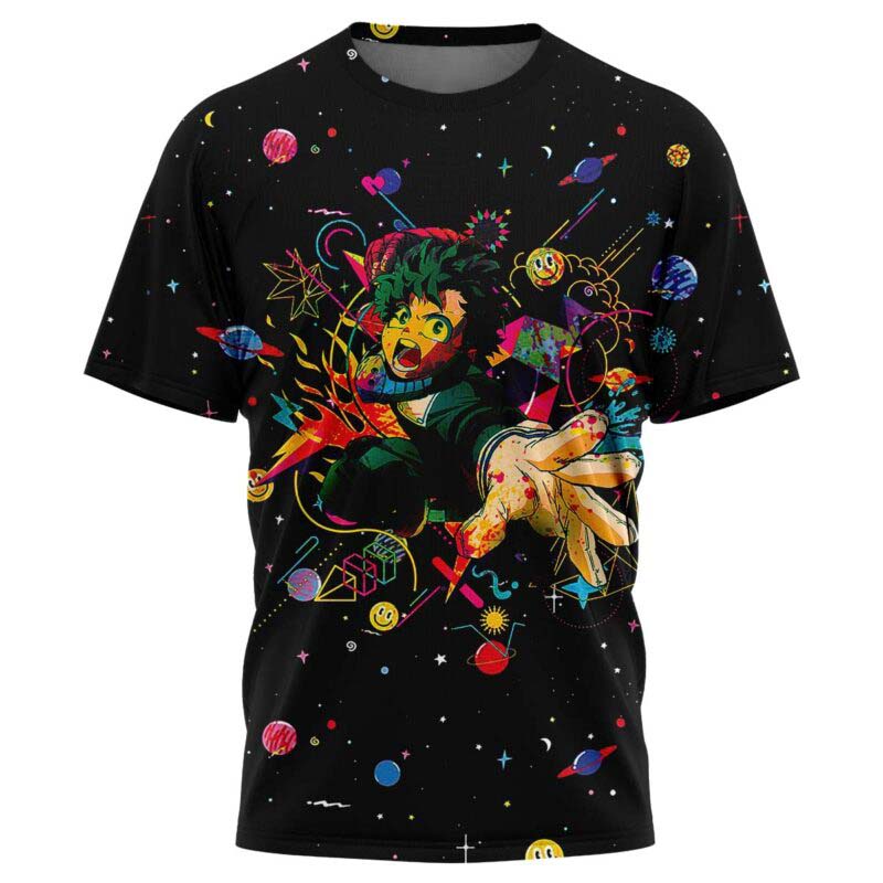 Morukai "Retro Universe Deku" My Hero Academia AOP T-Shirt