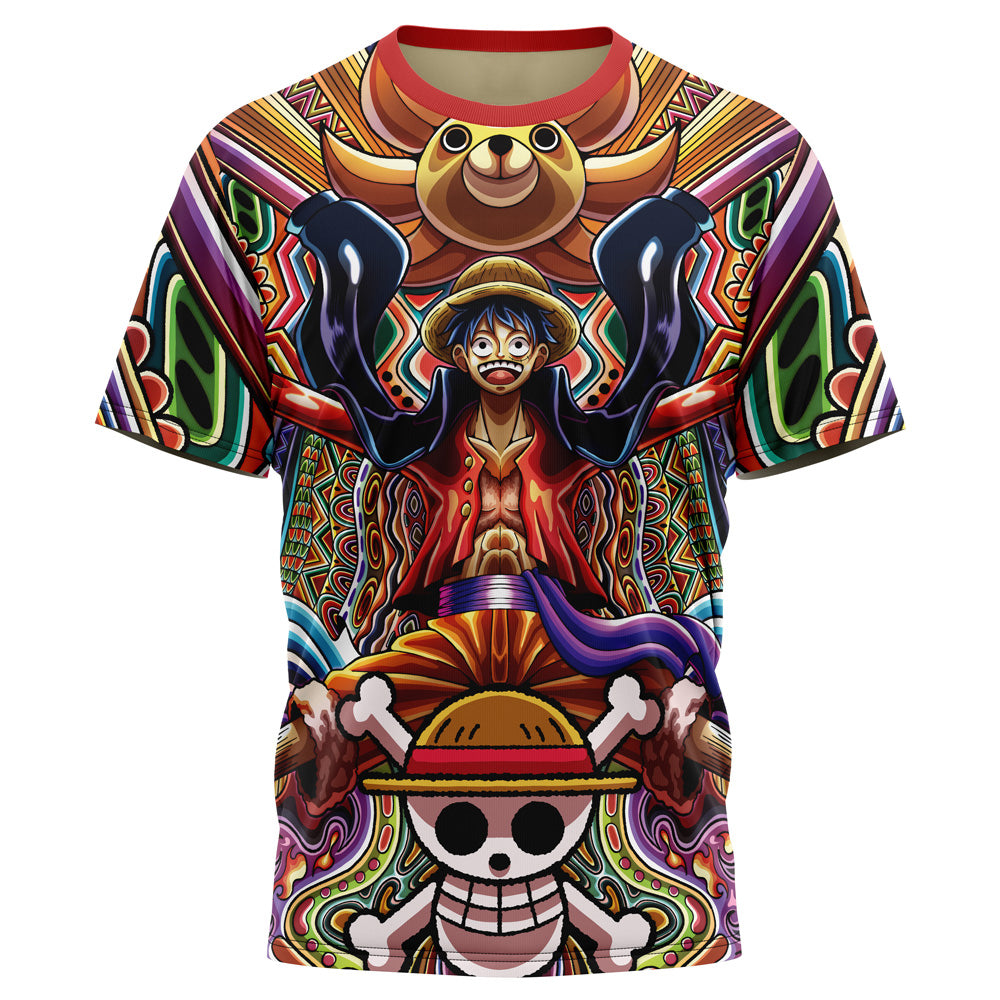 Morukai "Trippy Monkey D. Luffy One Piece T-Shirt