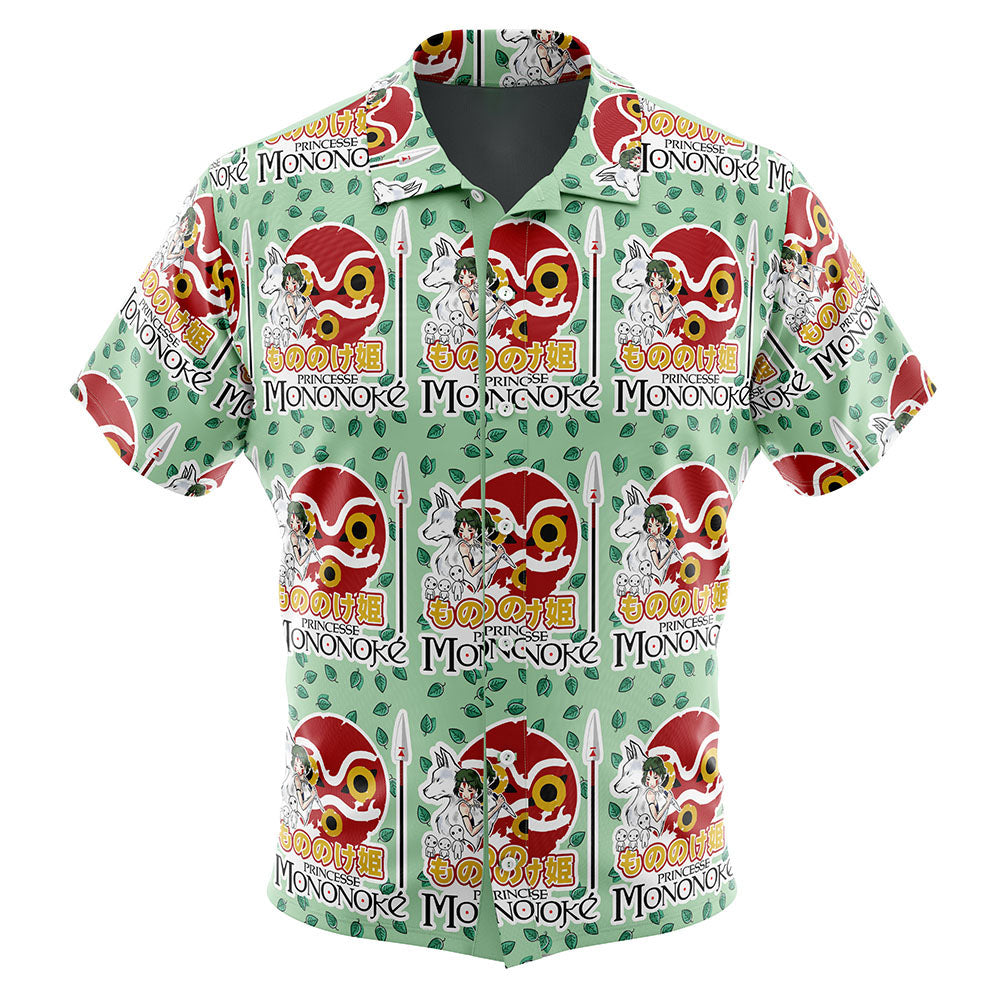 Morukai "Raging San" Princess Mononoke Hawaiian Shirt