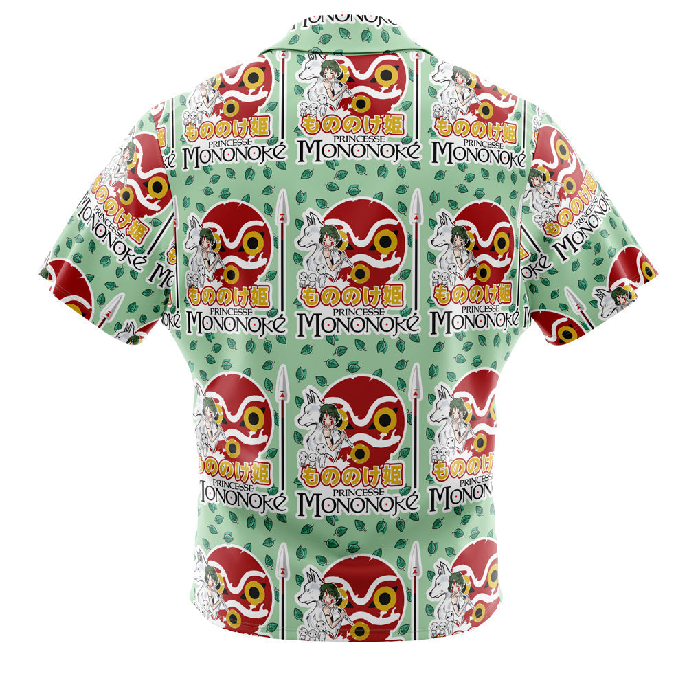 Morukai "Raging San" Princess Mononoke Hawaiian Shirt