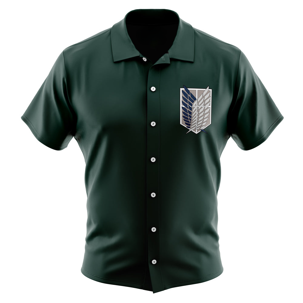 Morukai "Scout Regiment" Attack on Titan Hawaiian Shirt