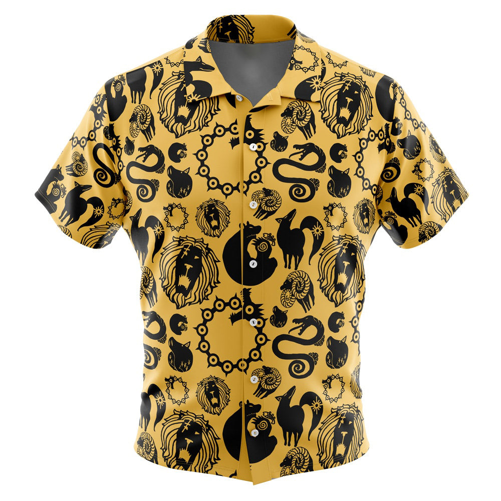 Morukai "Sins Tattoos" The Seven Deadly Sins Hawaiian Shirt