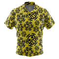 Morukai "The Heart Pirates Jolly Roger" One Piece Hawaiian Shirt