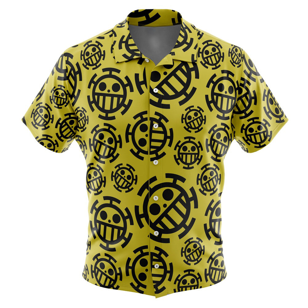 Morukai "The Heart Pirates Jolly Roger" One Piece Hawaiian Shirt