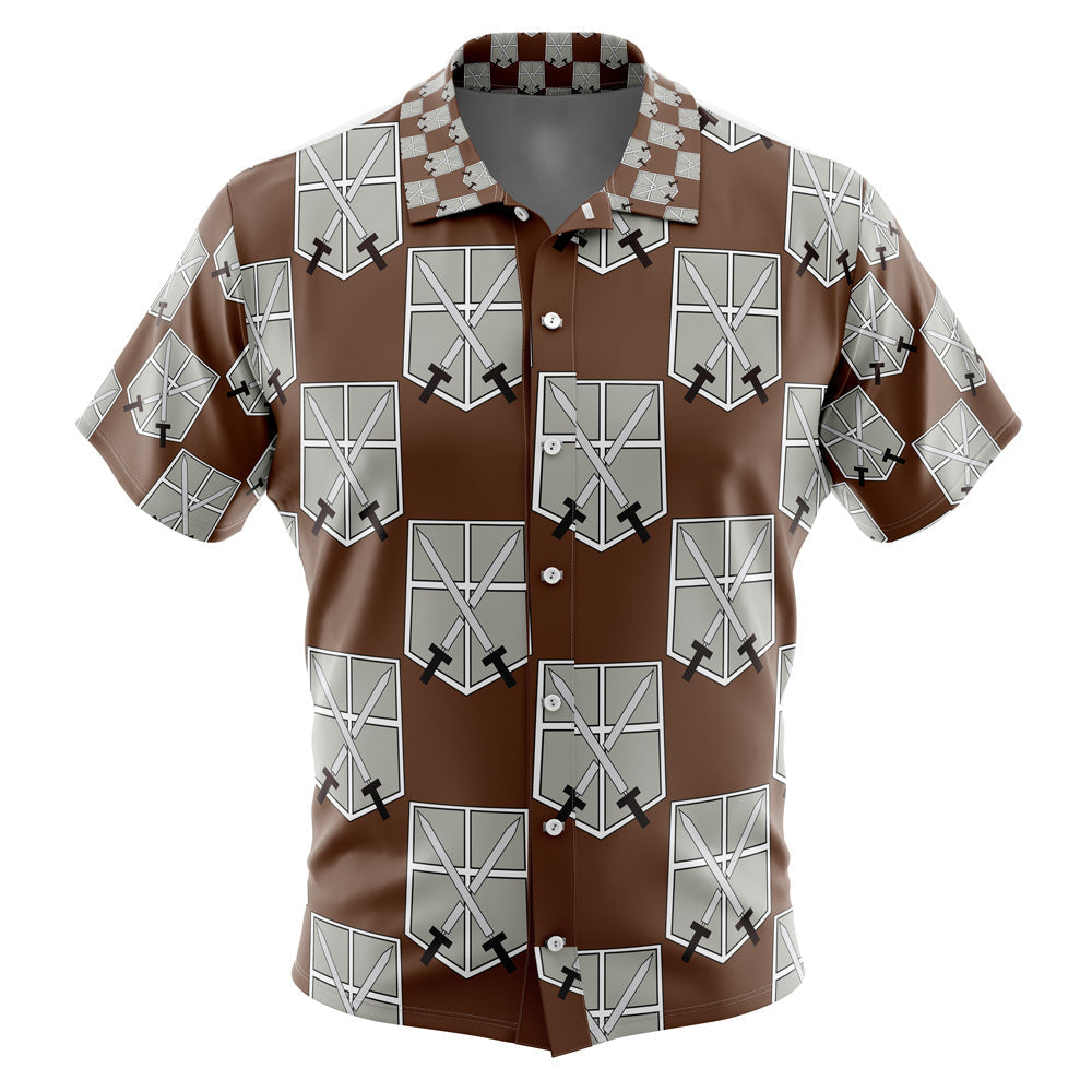 Morukai "Cadet Corps" Attack on Titan Hawaiian Shirt