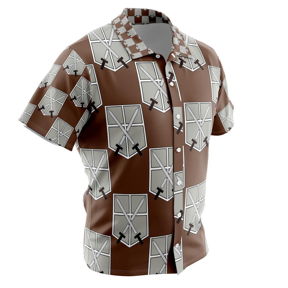 Morukai "Cadet Corps" Attack on Titan Hawaiian Shirt