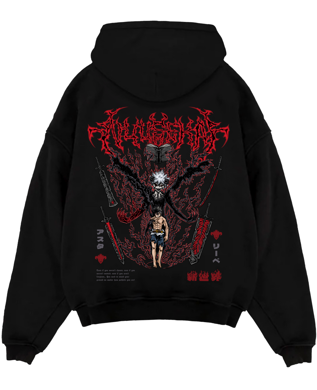 Morukai "Asta & Liebe" Black Clover Unisex Hoodie