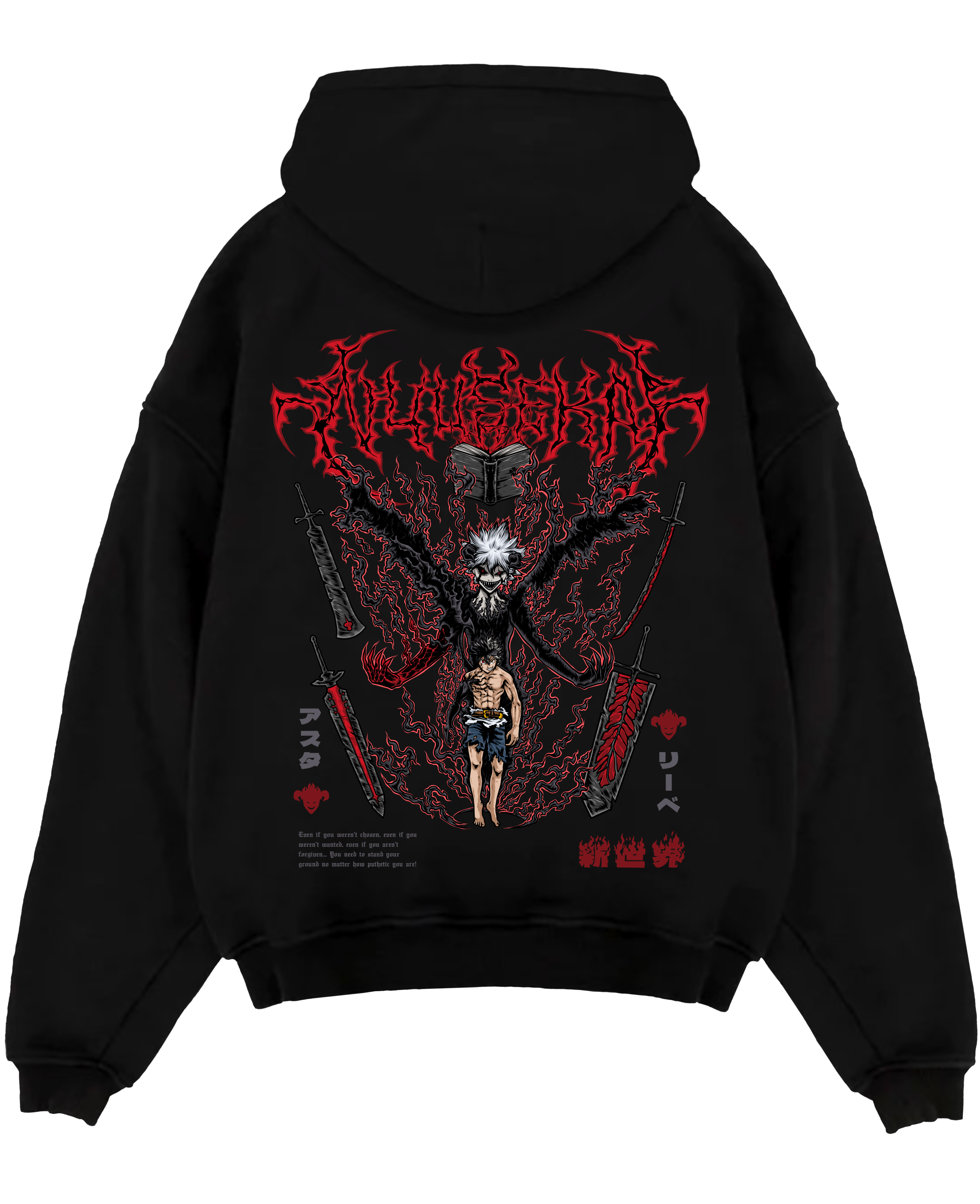 Morukai "Asta & Liebe" Black Clover Unisex Hoodie