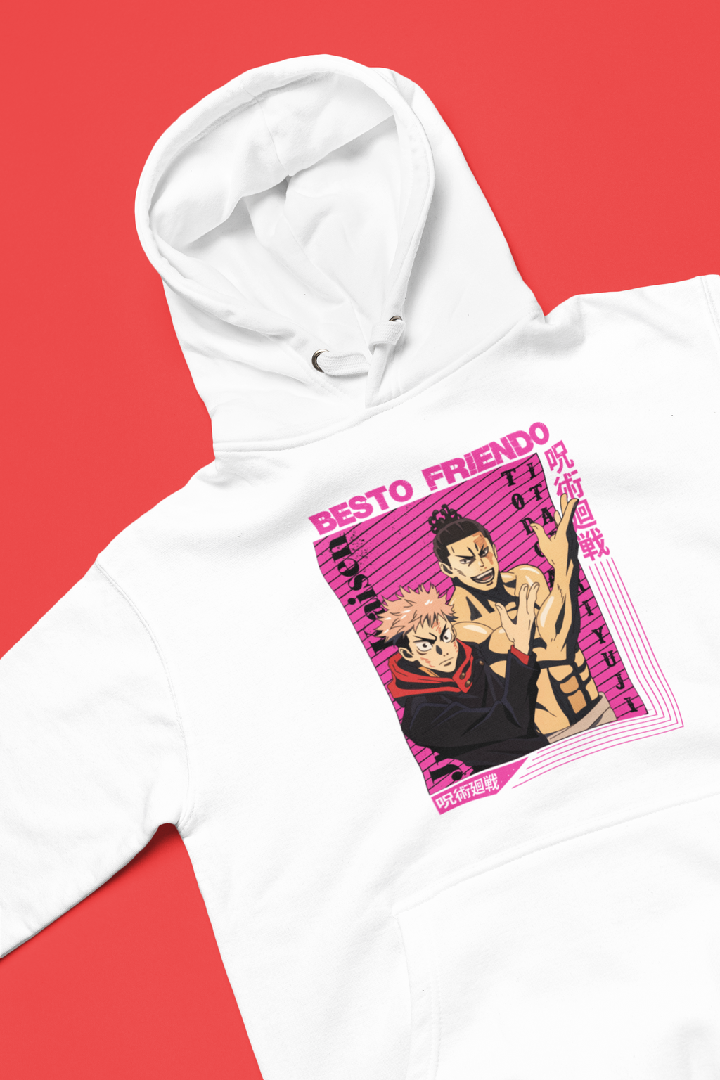 Morukai "Besto Friendo Itadori x Todo" Jujutsu Kaisen Unisex Hoodie
