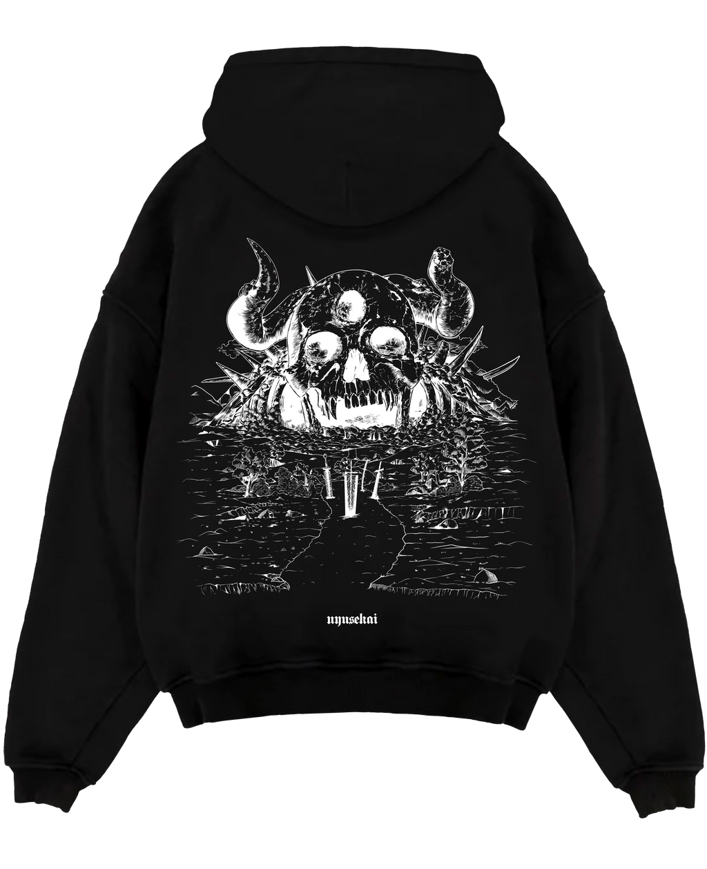 Morukai "Demon Skull - Black Clover Hoodie