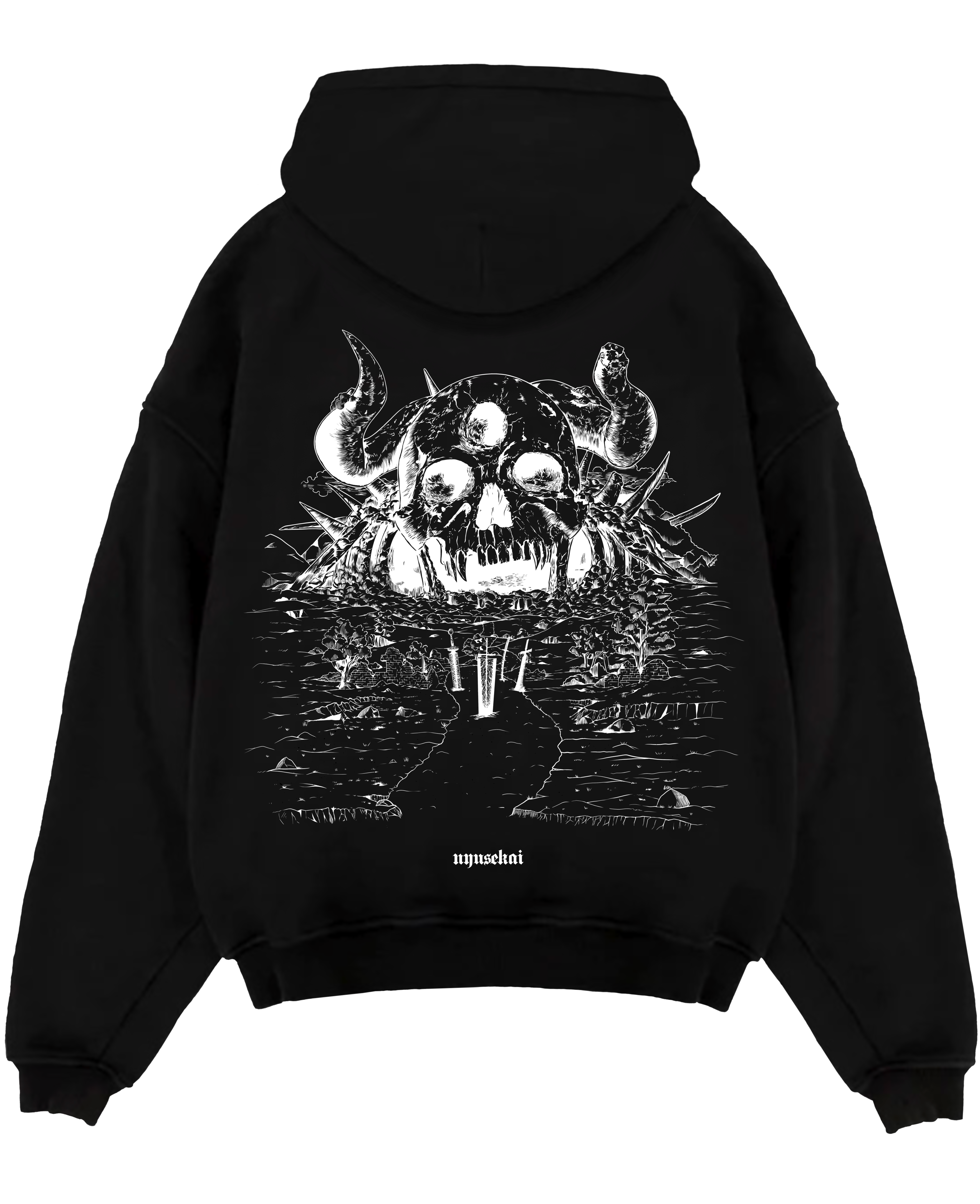 Morukai "Demon Skull - Black Clover Hoodie