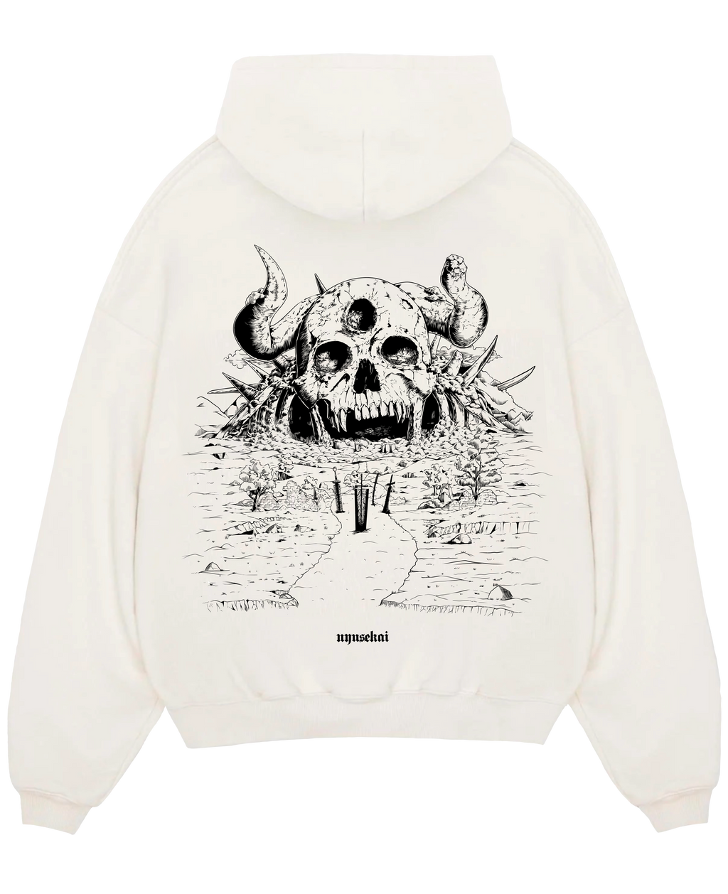 Morukai "Demon Skull - Black Clover Hoodie