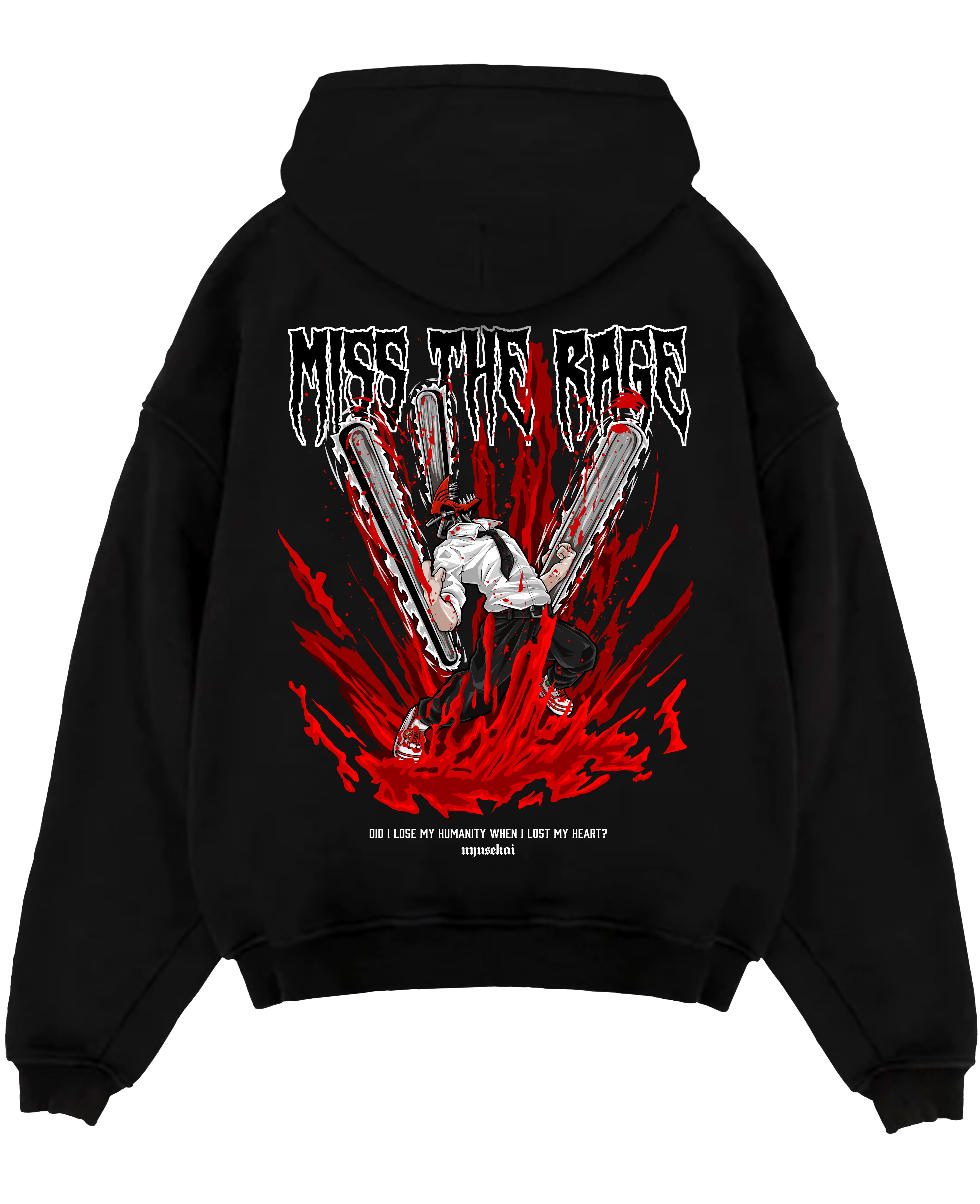 Morukai "Denji x Miss The Rage" Chainsaw Man Unisex Hoodie