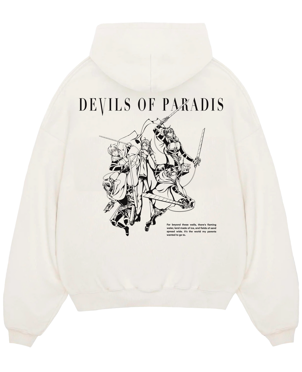 Morukai "Devil of Paradis" Attack on Titan Unisex Hoodie