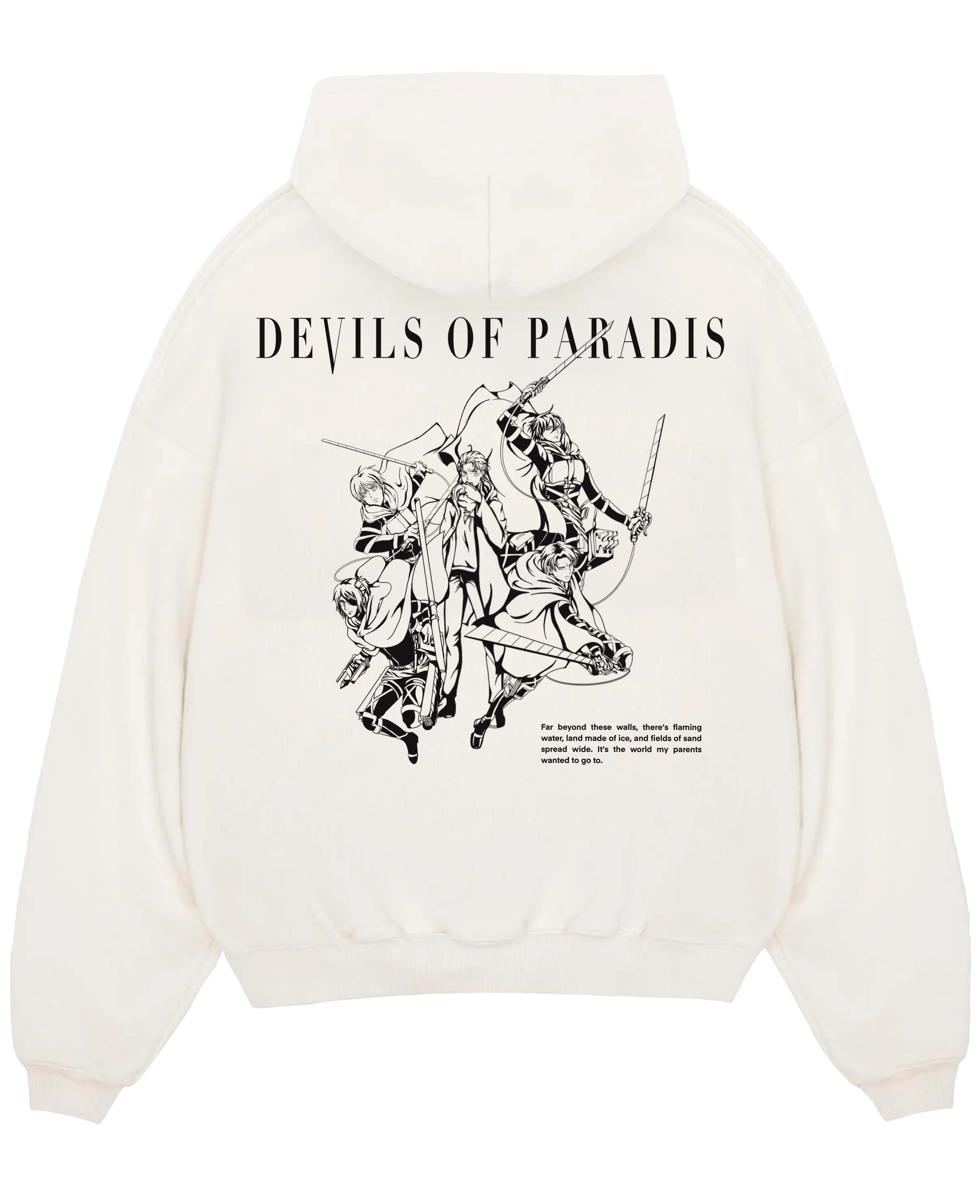 Morukai "Devil of Paradis" Attack on Titan Unisex Hoodie