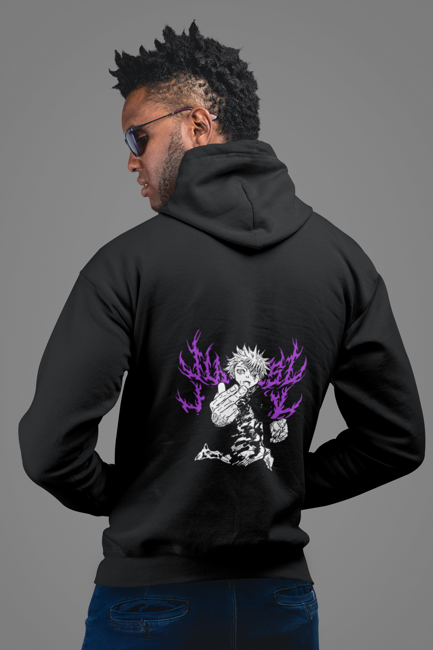 Morukai "Satoru Gojo Hollow Purple" Jujutsu Kaisen Unisex Hoodie