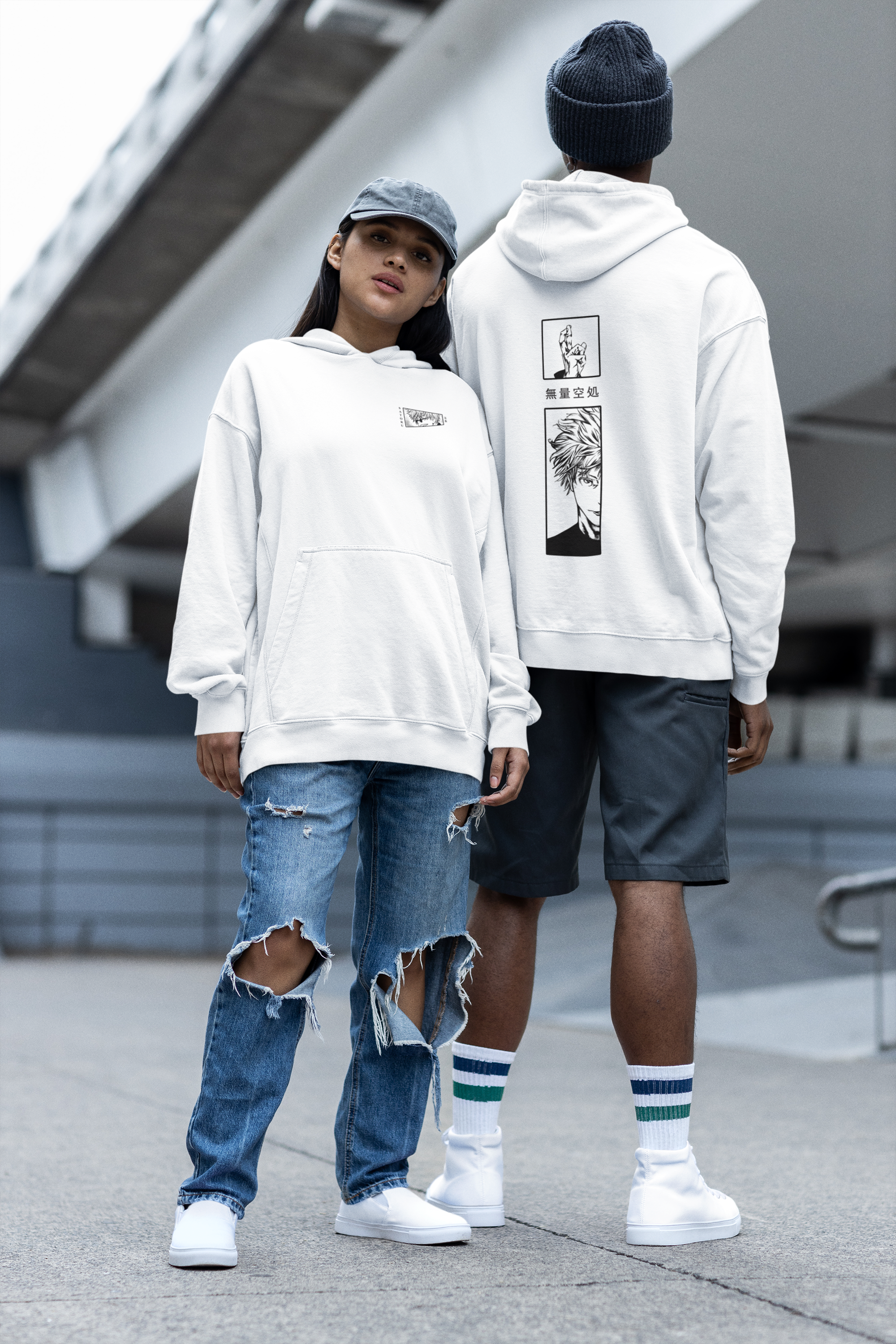 Morukai "Satoru Gojo Unlimited Void" Jujutsu Kaisen Unisex Hoodie