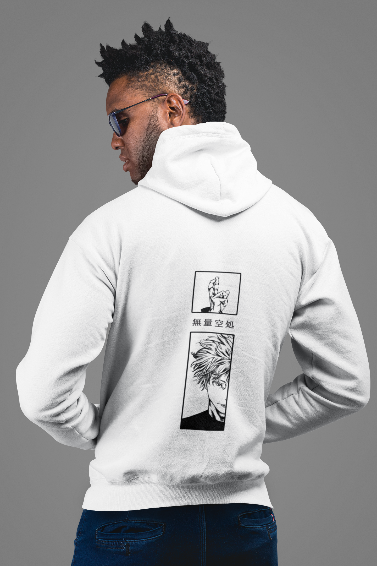 Morukai "Satoru Gojo Unlimited Void" Jujutsu Kaisen Unisex Hoodie