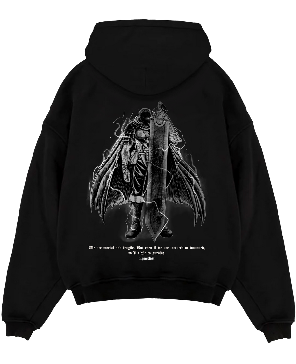 Morukai "Guts Black Swordsman" Berserk Unisex Hoodie