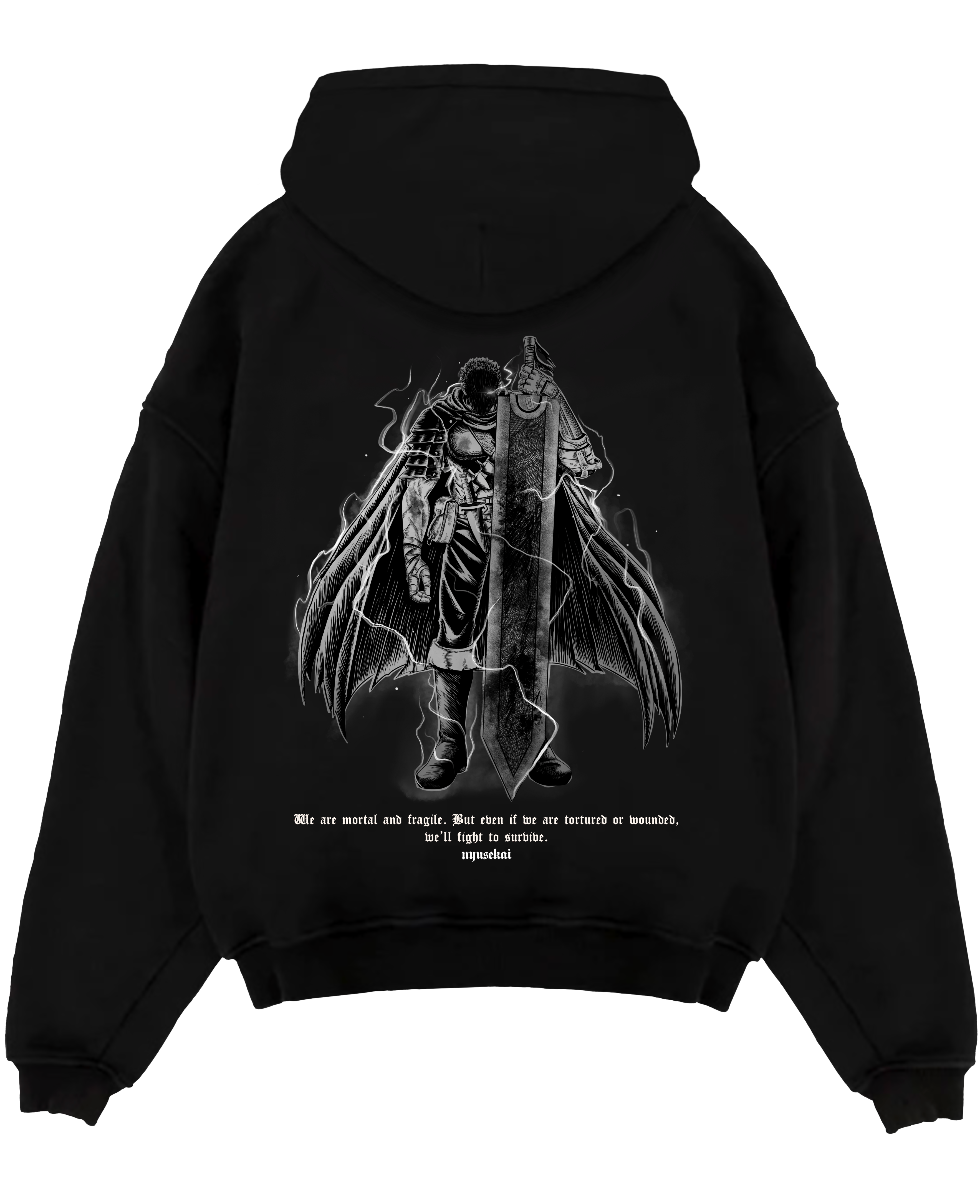 Morukai "Guts Black Swordsman" Berserk Unisex Hoodie