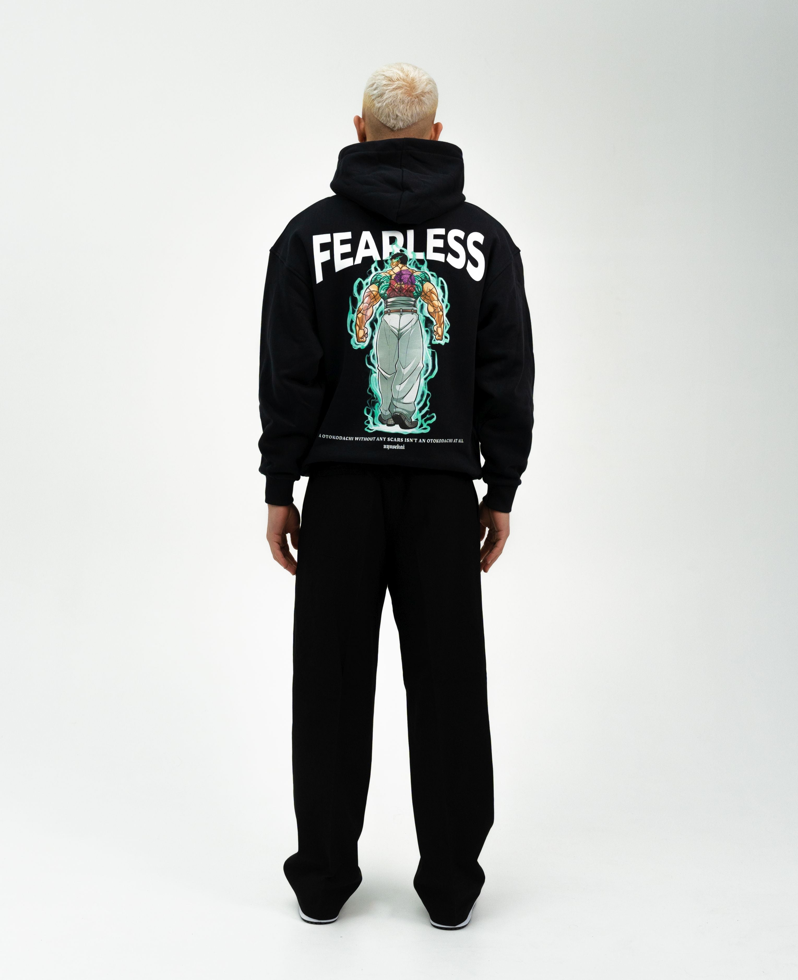 Morukai "Kaoru Hanayama x Fearless" Baki Unisex Hoodie