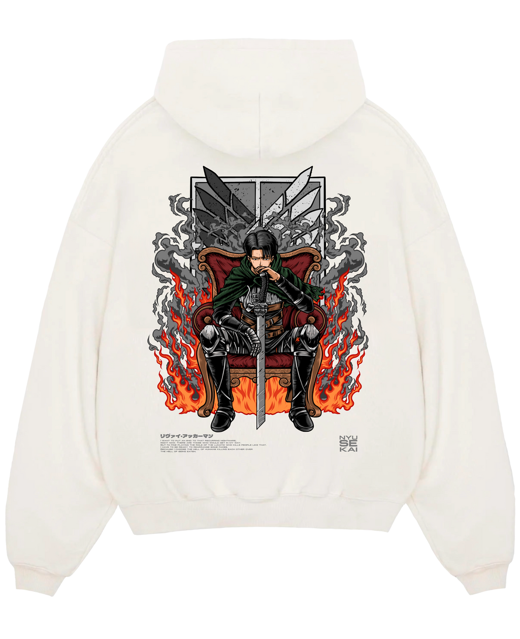 Morukai "Levi X Throne - AOT Hoodie