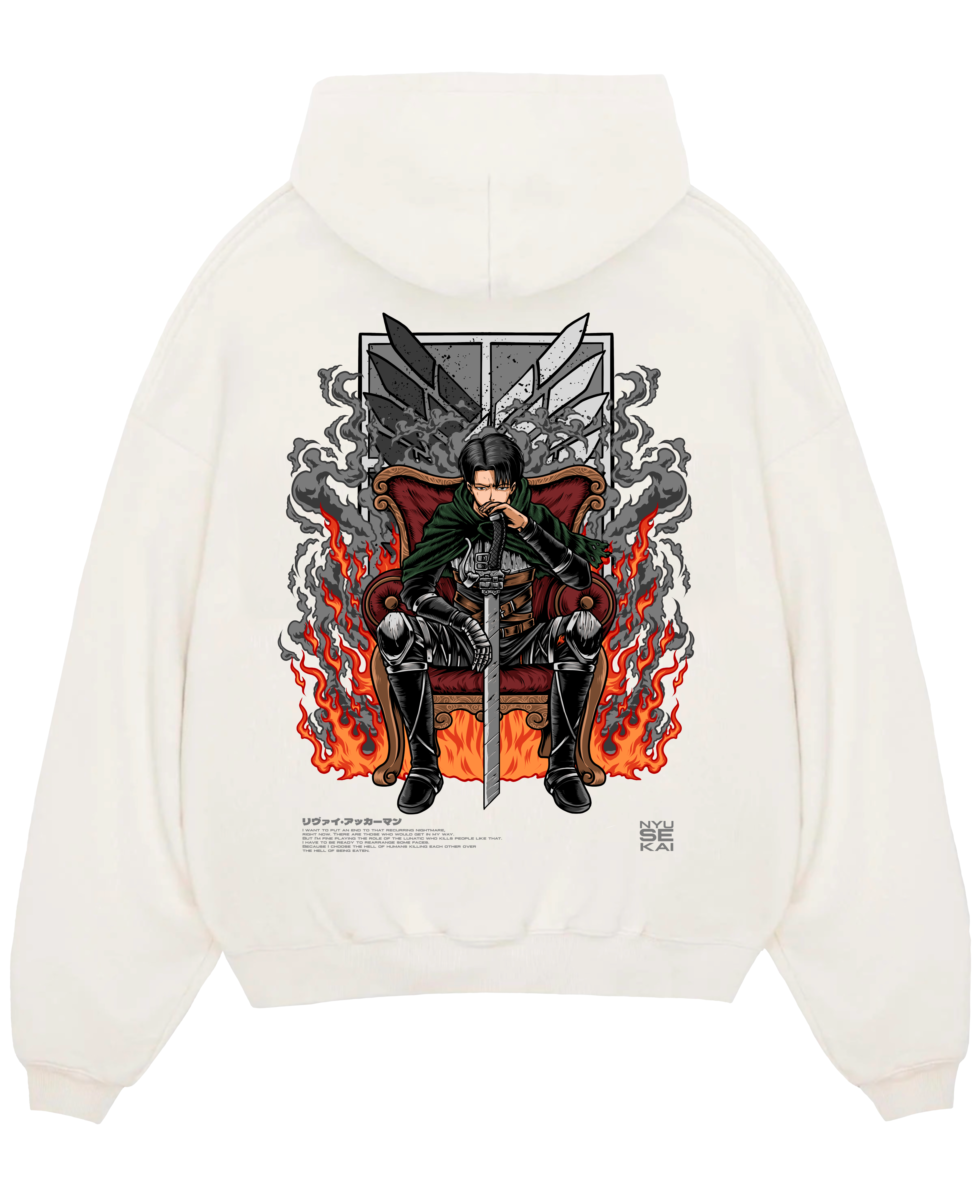 Morukai "Levi X Throne - AOT Hoodie